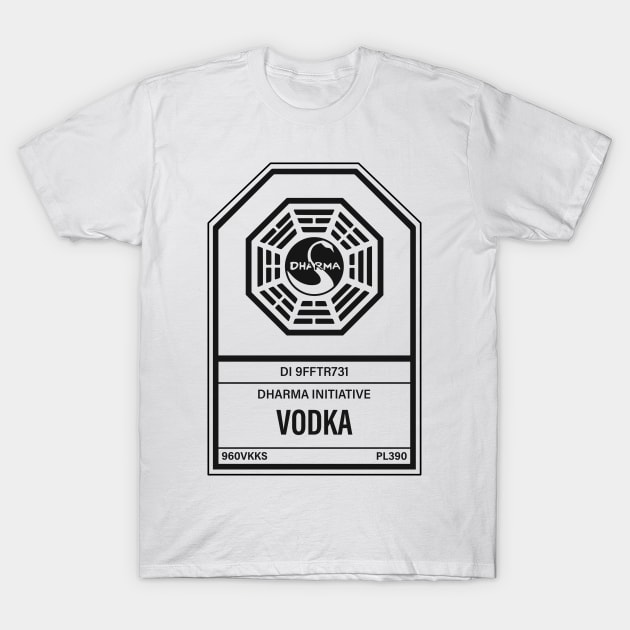 Dharma Initiative Vodka T-Shirt by n23tees